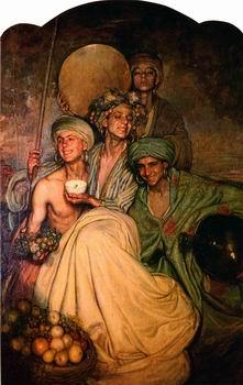 unknow artist Arab or Arabic people and life. Orientalism oil paintings  543 oil painting picture